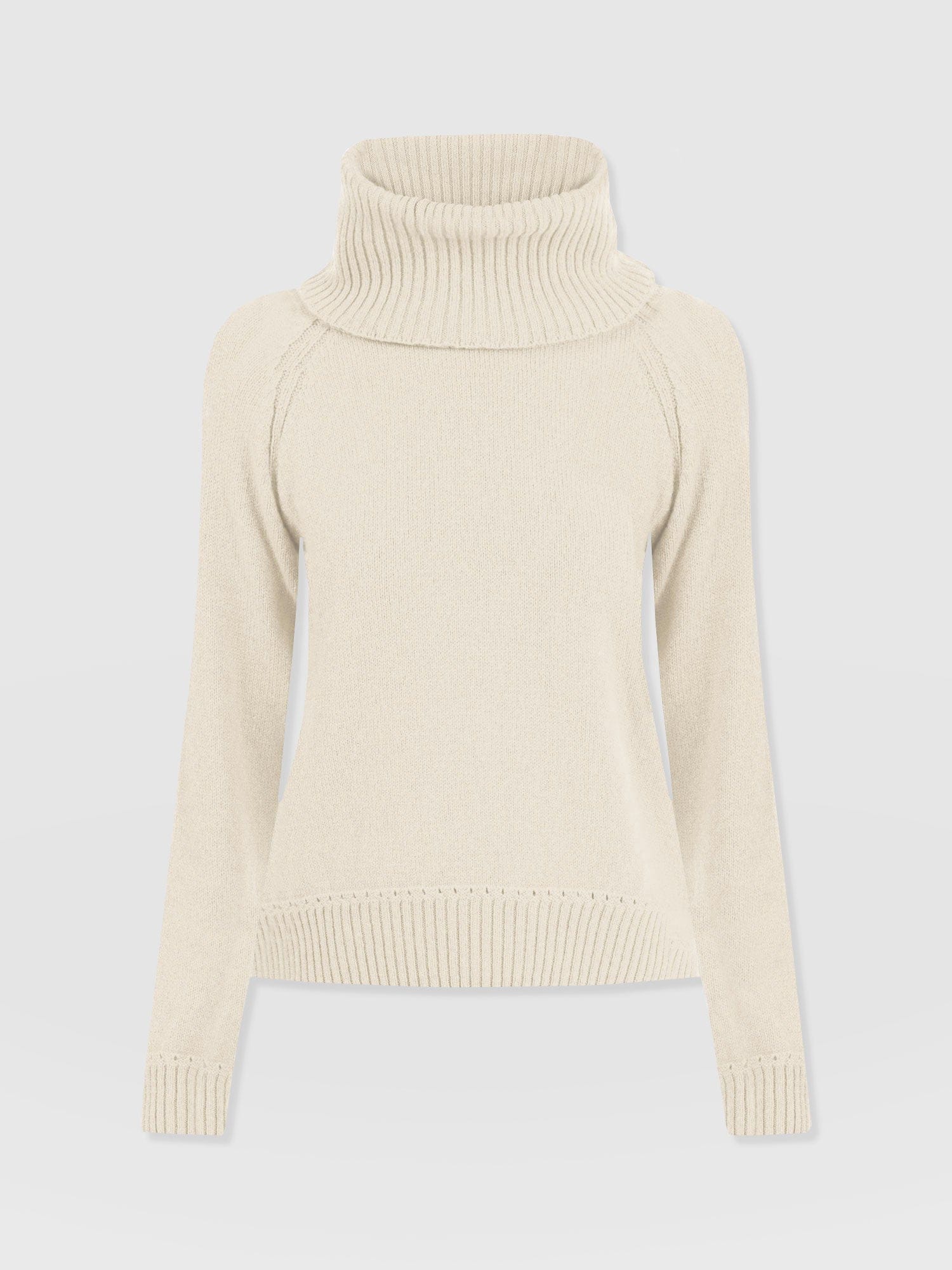 Oxford Cashmere Sweater - Cream - Women's Sweaters | Saint + Sofia® USA